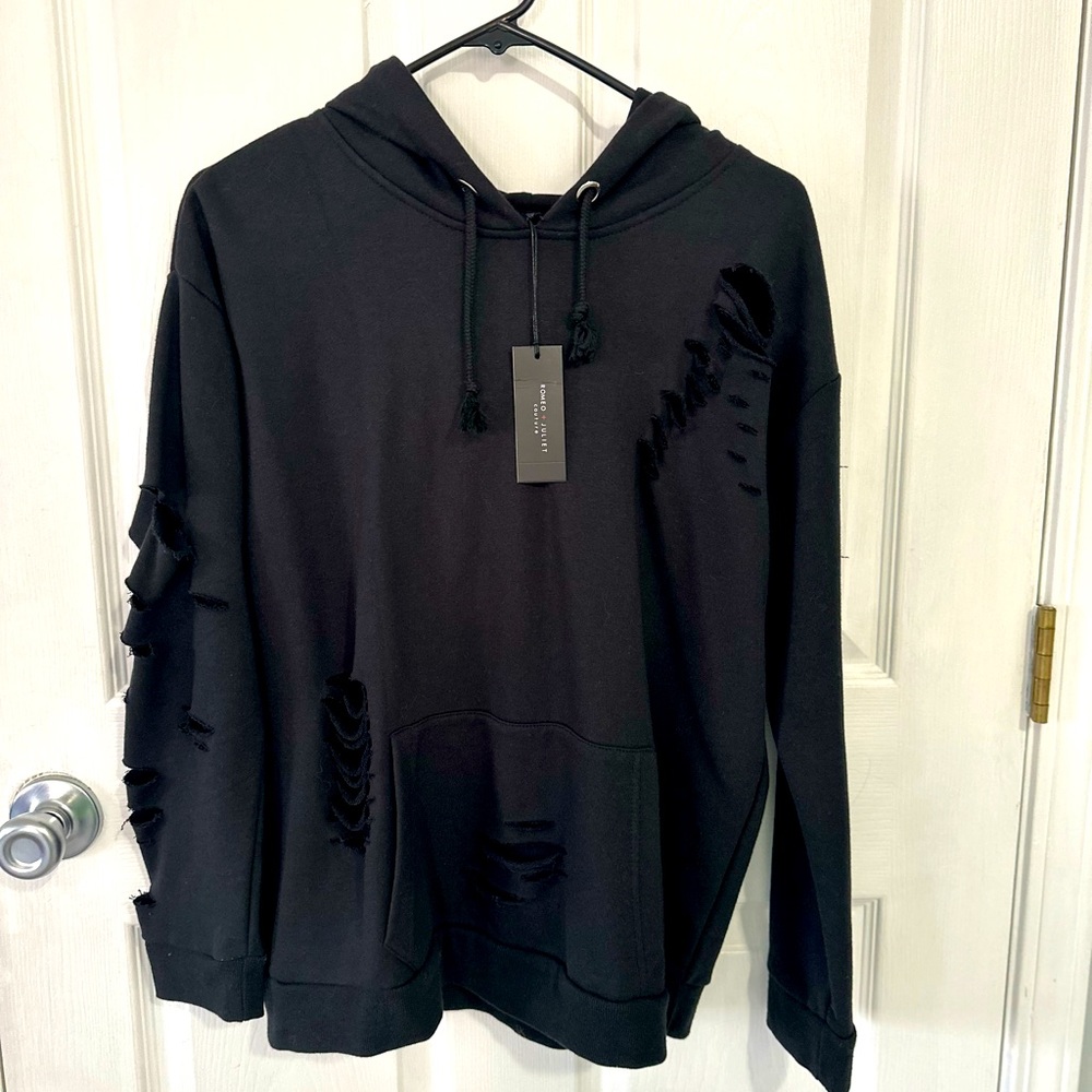 Women’s ripped hoodie